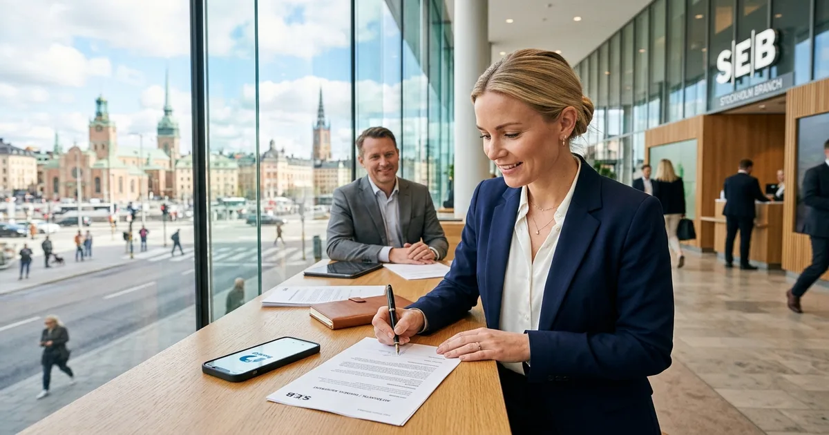 Opening a Business Bank Account in Sweden (2026): BankID, AML Verification & Expat AB Setup